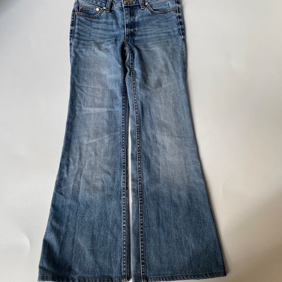 Tory Burch Wide Leg Jeans High Rise Size 25 - Picture 2 of 12